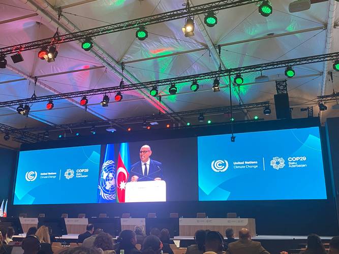 气候峰会谈判现场